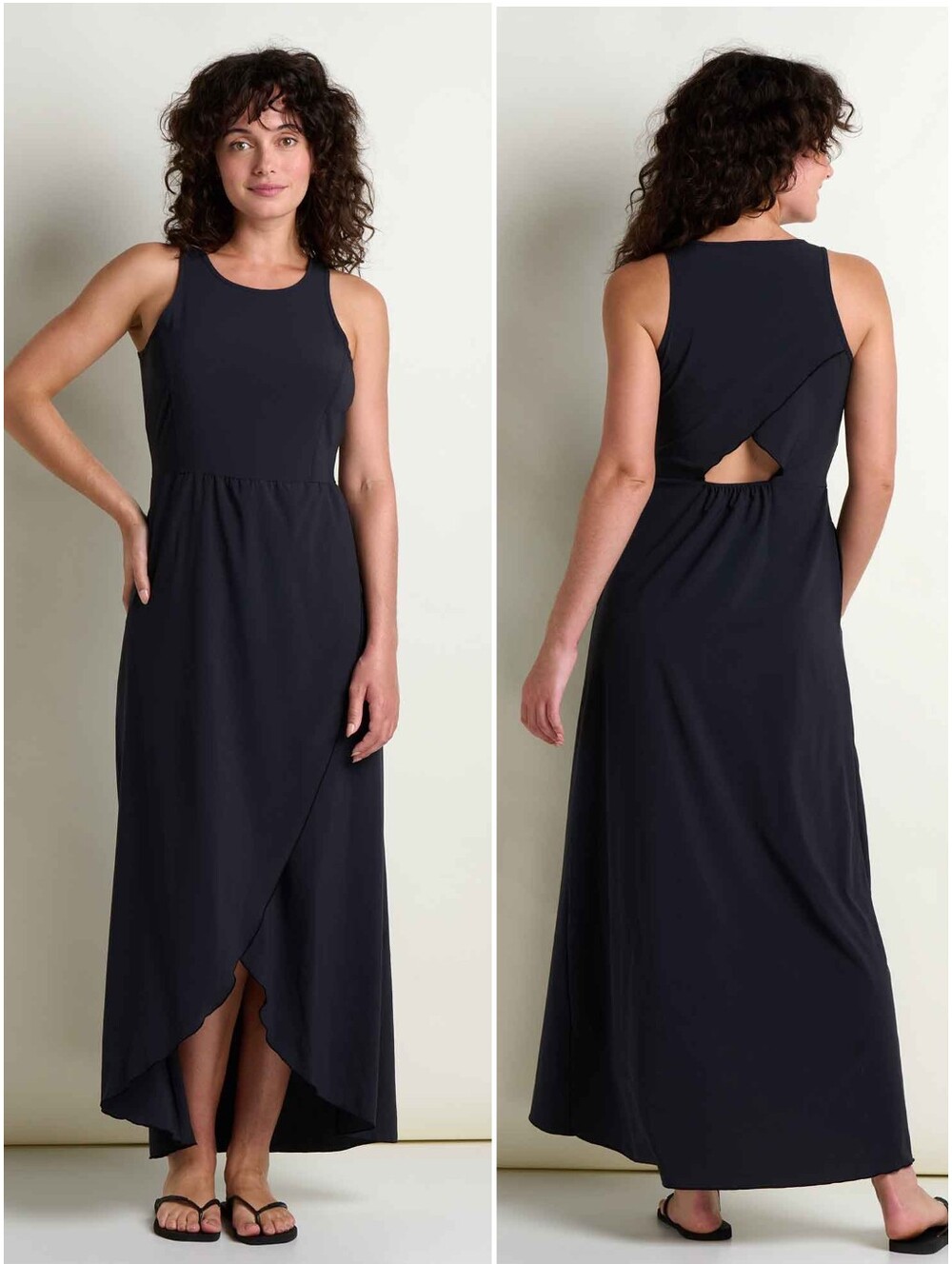 NWT Toad & Co Sunkissed Maxi Dress UPF 50+ Cutaway A Line Size Small